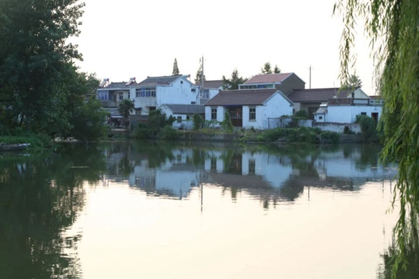 江蘇省揚州市寶應縣柳堡鎮團莊村村景。江蘇鄉村規劃建設研究會(huì )供圖